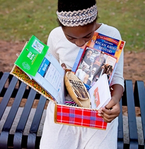 Heritage Box teaches children about Black history year-round.  Photo Courtesy:  Blacknews.com